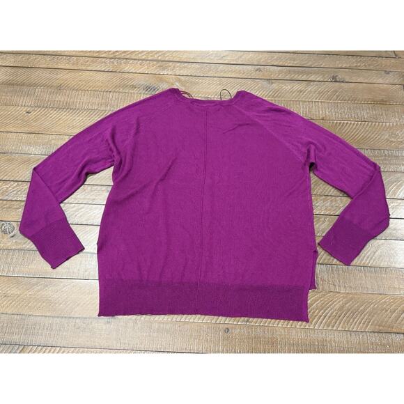 Zara Sweaters - Zara Purple Knit Lightweight Sweater Top High Low - Women's Size M
